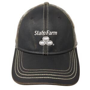 State Farm Strapback Baseball Cap Multi One Size Adjustable Embroidered C Shop